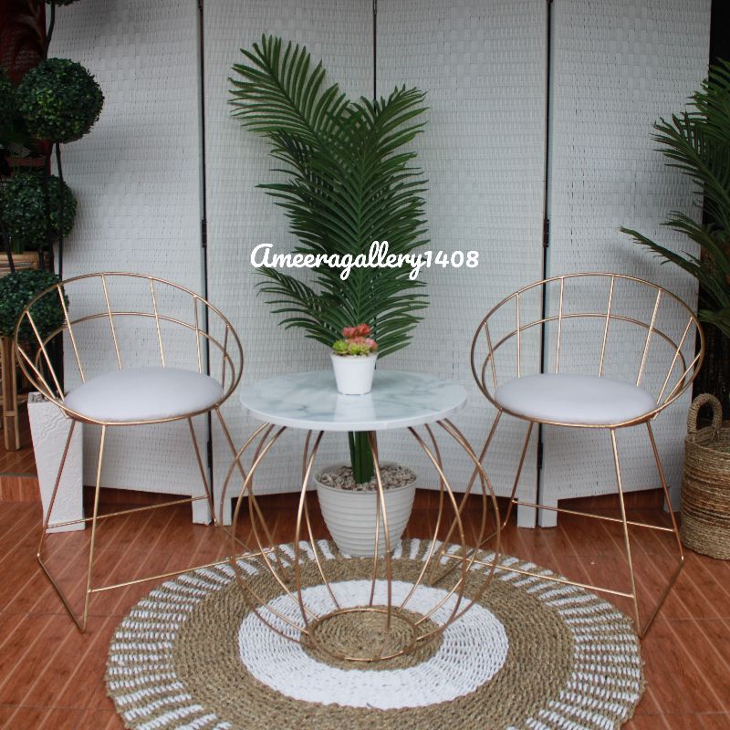 kursi teras besi / kursi besi outdoor / kursi taman / kursi besi kekinian
