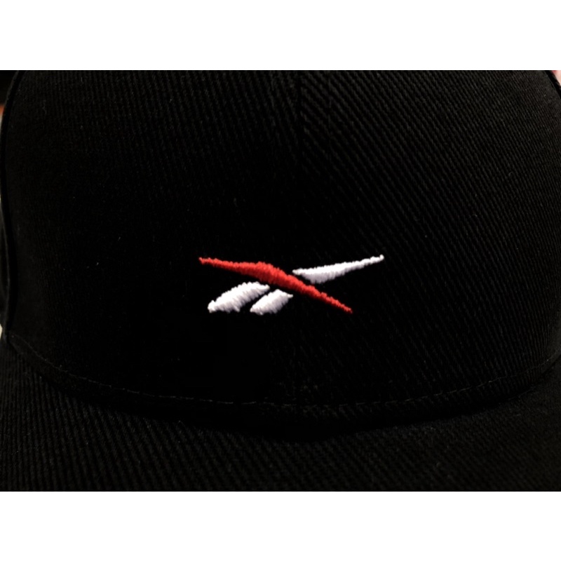 CAPS TOPI REEBOK VECTOR LOGO ORIGINAL BLACK &amp; NAVY UNISEX