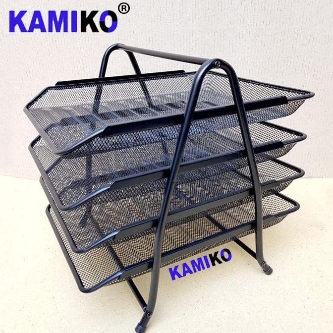 

[[COD]] Kamiko Rak Surat Letter Tray Jaring Letter Paper Document Tray 4 Susun HEMAT Kode 912
