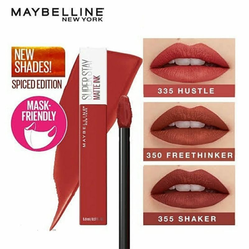 MAYBELLINE SuperStay Matte Ink LipCream Spiced Edition New Shades