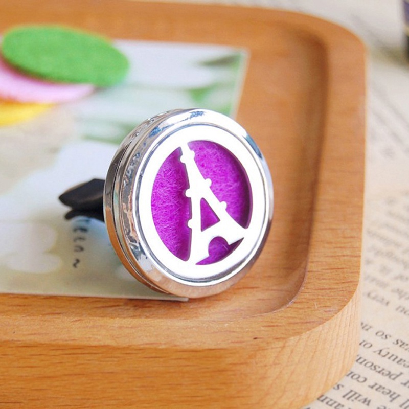 Diffuser Aromaterapi Essential Oil Bahan Stainless Steel Untuk Ventilasi Ac Mobil-Eiffel Tower