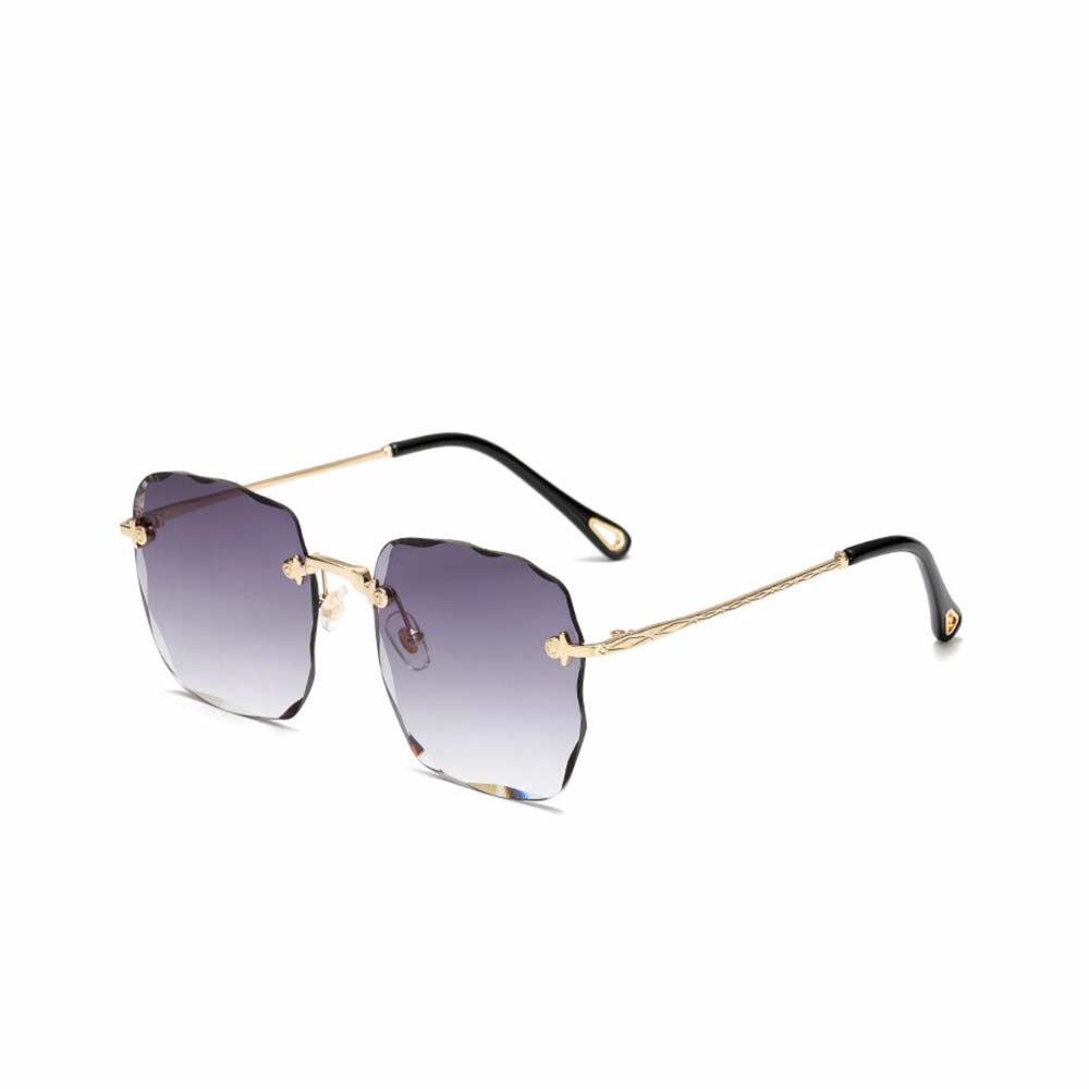 Kacamata UV400 [ Abu abu ] Anti Radiasi - Sunglasses Wanita Korea - HM8103