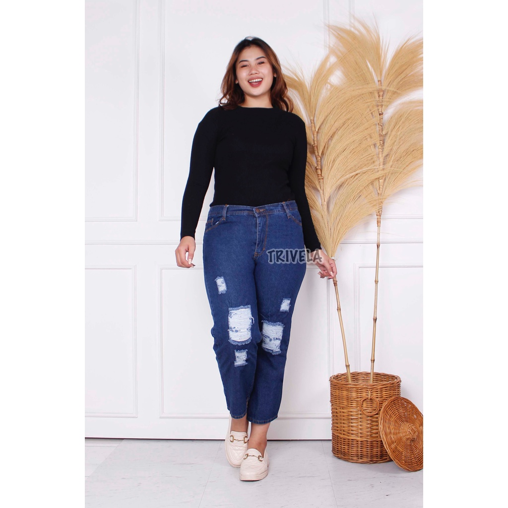 BOYFRIEND DIVARY SOBEK LAPIS PLUS SIZE 27 - 38