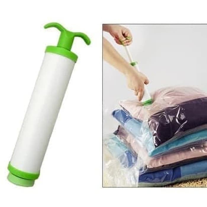 KANTONG PENYIMPANAN PAKAIAN PRAKTIS VACUM BAG PAKAIAN / PLASTIK VAKUM BAG PAKAIAN 40X60 - 90x130