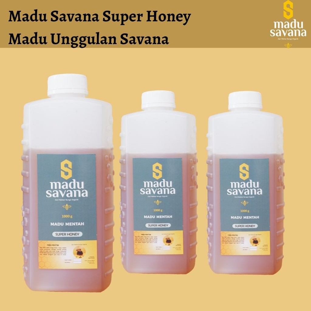 

Madu savana - Super Honey - Nektar bunga - 1kg Murah