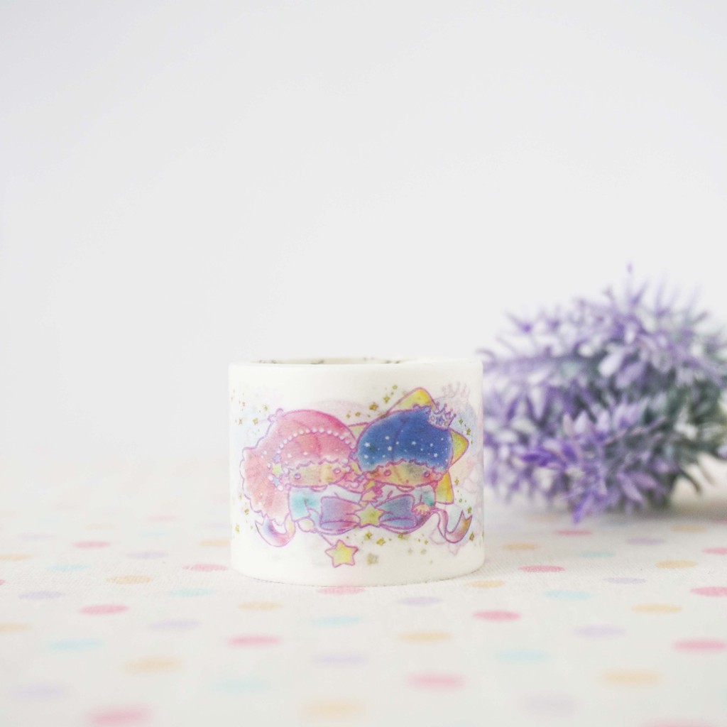 

W0037 Little Twin Star Washi - Masking Tape - 30mm X 2m
