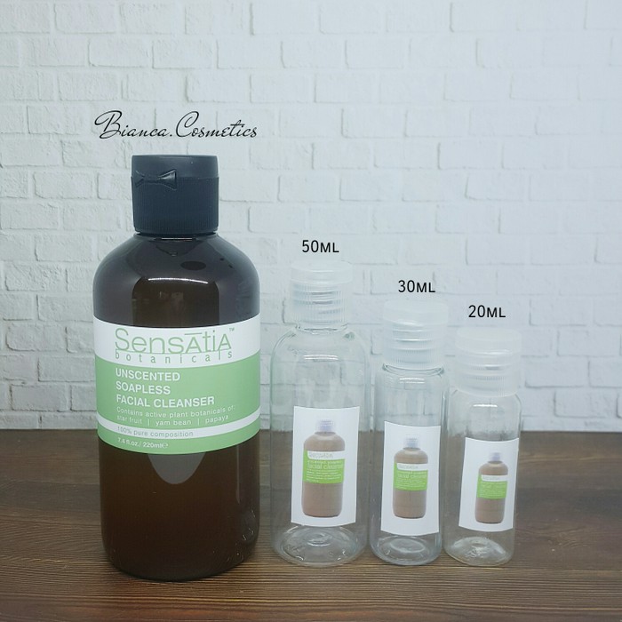 sensatia botanicals unscented soapless facial cleanser