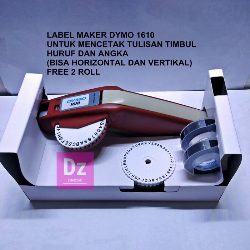 

LABEL MAKER EMBOSS DYMO 1610