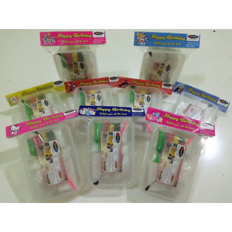1 LUSIN Birthday Hampers Ulang Tahun anak paket Mewarnai Gypsum Spesial untuk Birthday Kids Party Do