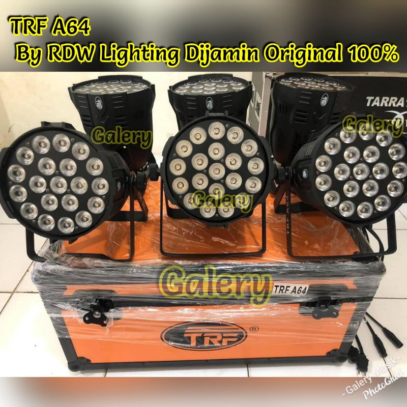 Parled TRF by RDW original 100%Isi 6unit Bonus hardcase LED 20X10watt terang nya full