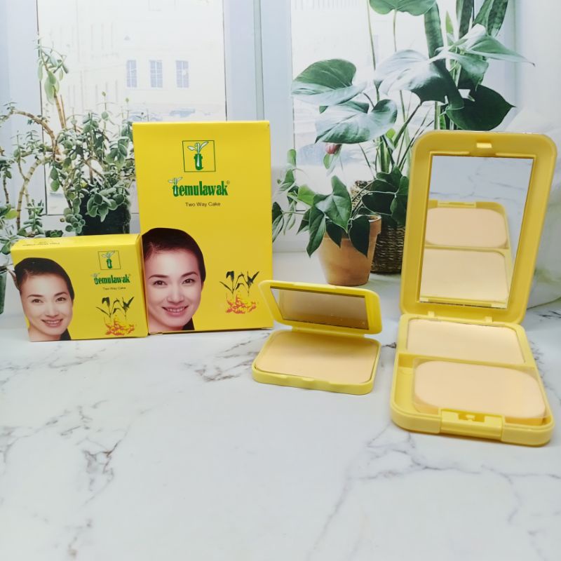 TWC TEMULAWAK HERBAL FREE SPONS | TAMPILAN MAKEUP NATUR