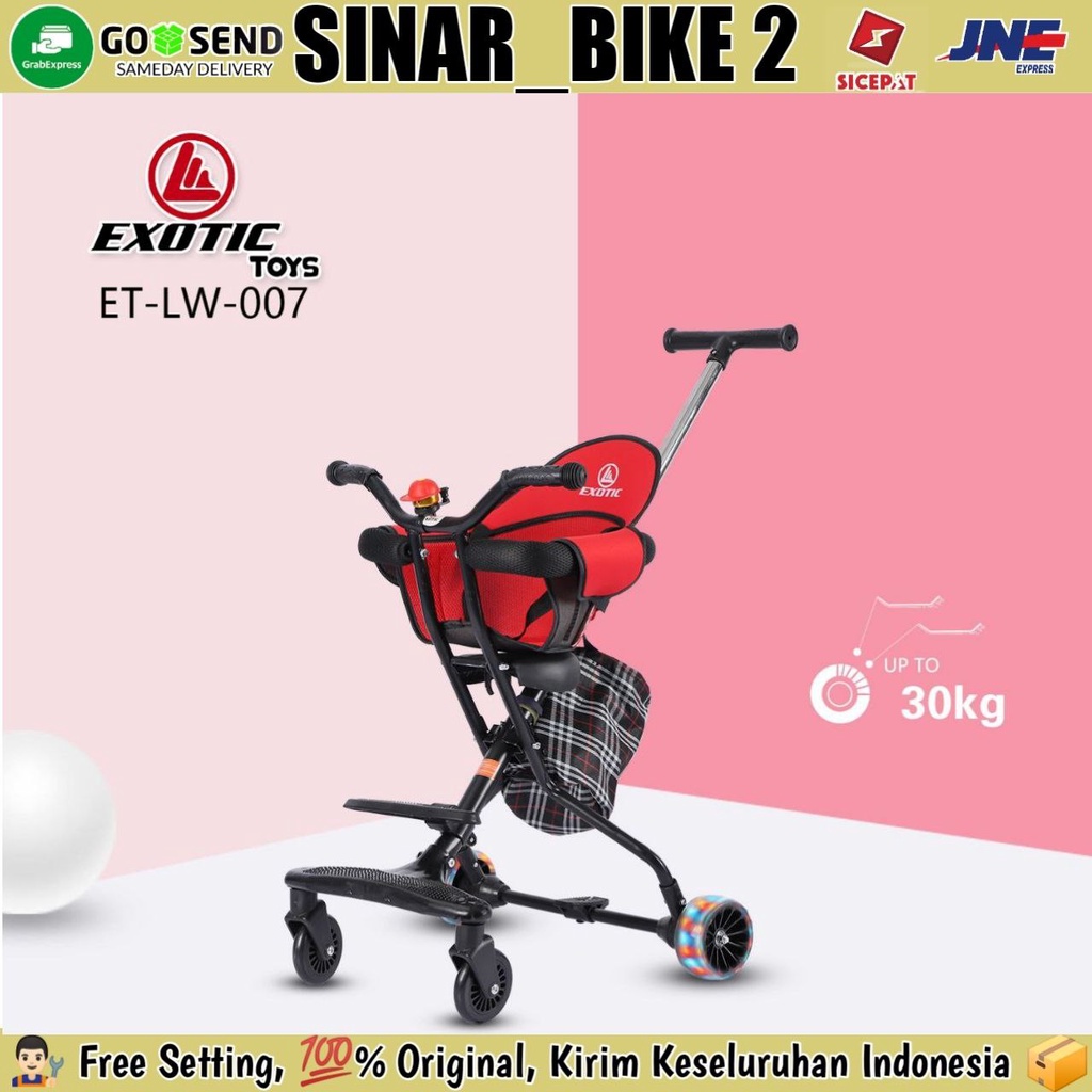 Magic Stroller Exotic LW-011 &amp; EXOTIC ET LW-007  Micro Trike Dorong Anak Bayi