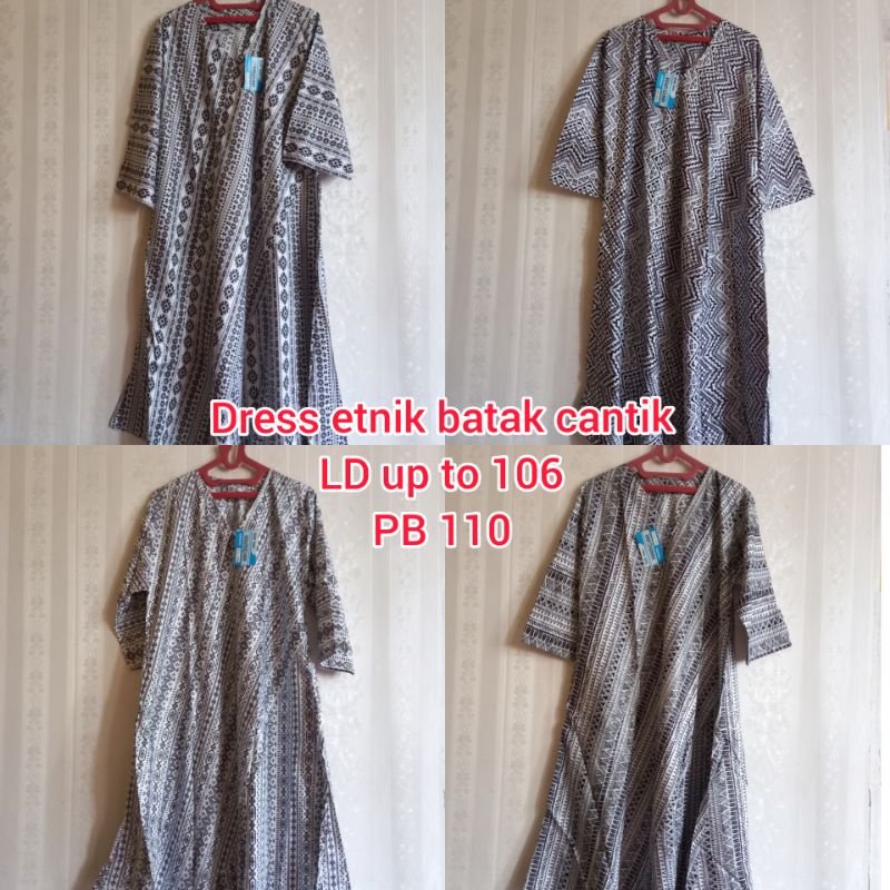dress motif ulos cantik