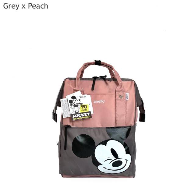 Backpack anello 2 tone x disney Large/tas ransel mickey