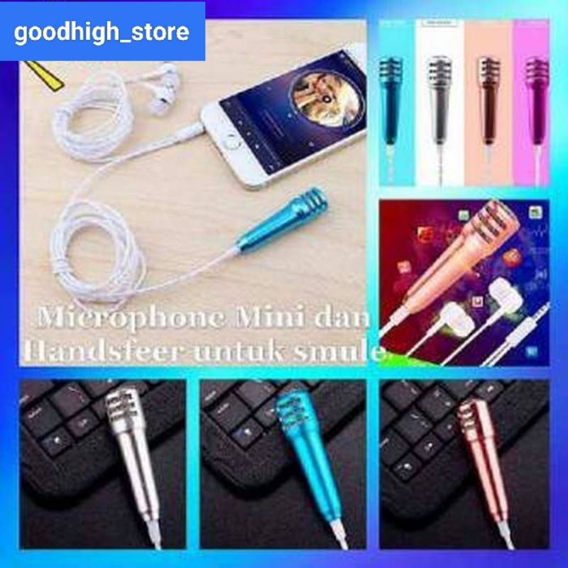 Headset Mic Smule Mini 2in1 Microphone Karaoke
