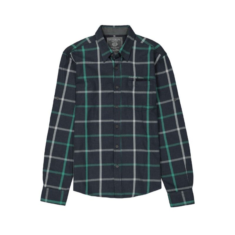 Kemeja lengan panjang cardinal