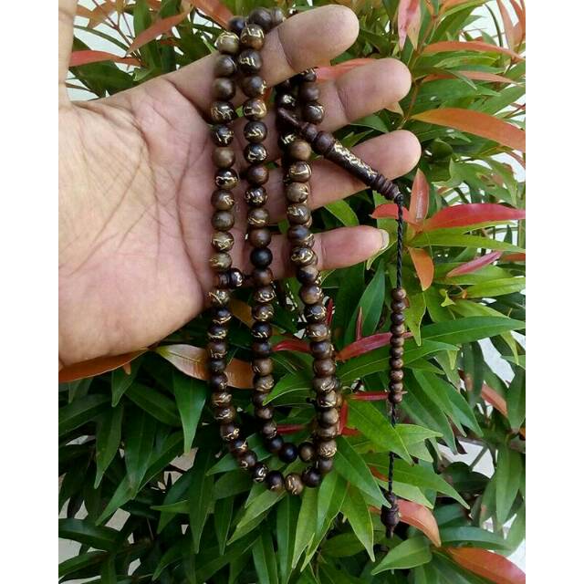 Tasbih asmaulhusna kayu gaharu buaya