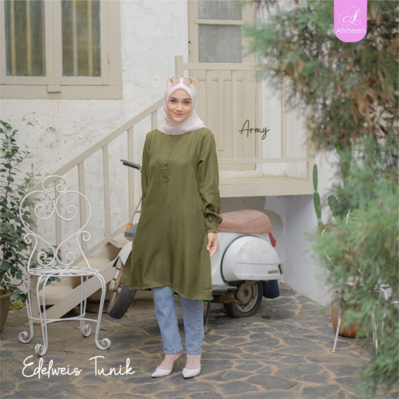 tunik remaja dewasa army