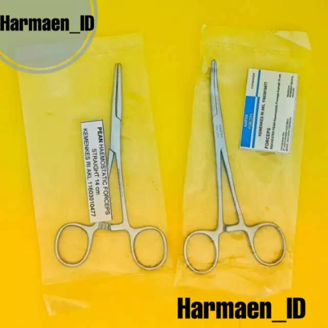 KLEM LURUS & KLEM BENGKOK / ARTERI KLEM / PEAN KLEM KOCHER LURUS/KLEM PEAN BENGKOK