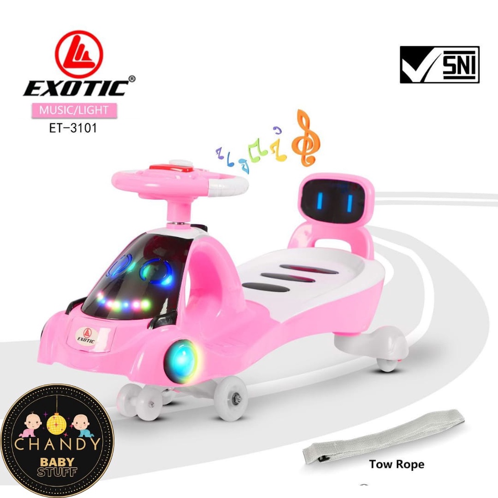 SWING CAR ET-3101 EXOTIC RIDE ON TOYS