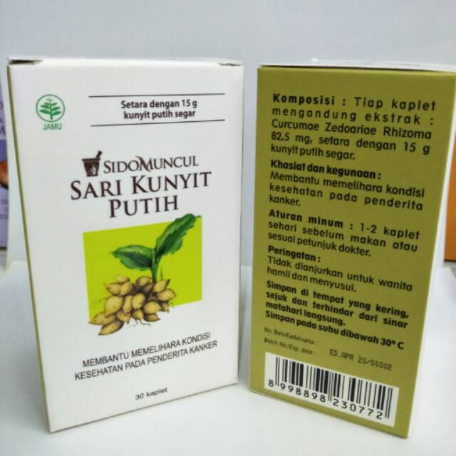 Sari Kunyit Putih Sidomuncul Indonesia