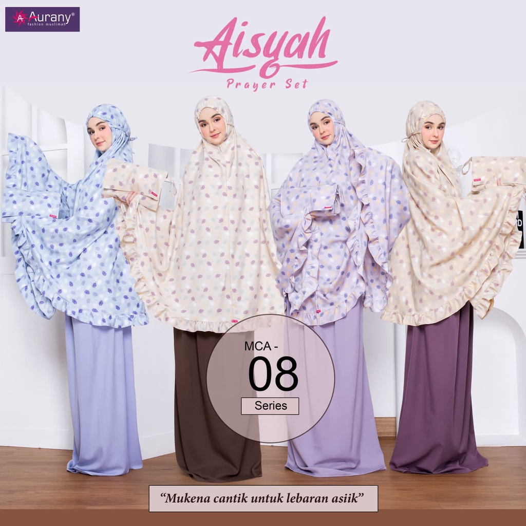 (TERBARU) MUKENA BY AURANY Aisyah Series -MCA-08
