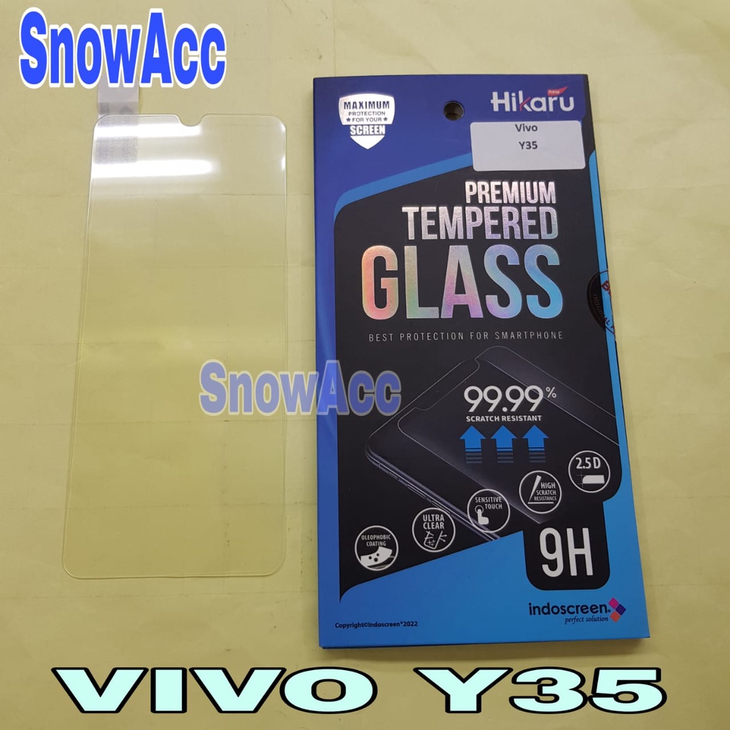 Hikaru Tempered Glass Vivo Y35 Anti Gores Kaca Vivo Y 35
