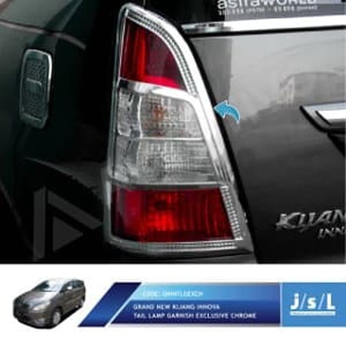 Garnish Lampu Belakang Grand New Innova Exclusive