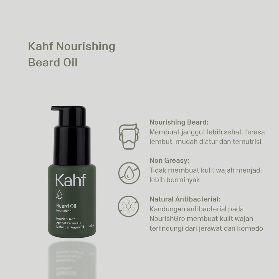 KAHF NOURISHING BEARD OIL 30 ML / MINYAK JANGGUT