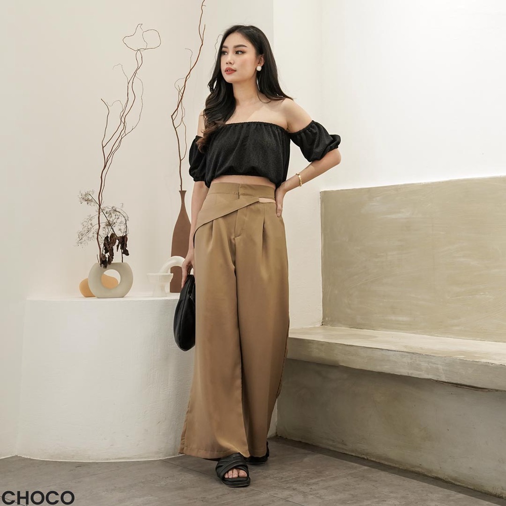 Sofia Cut Off Pants Celana Panjang Wanita