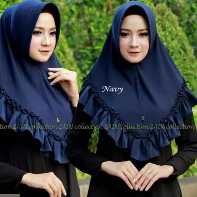 ❤️ SALE JILBAB SYARI MURAH❤️ JILBAB REMPEL MADU / KERUDUNG JERSEY REMPEL KRIWIL - COKELAT