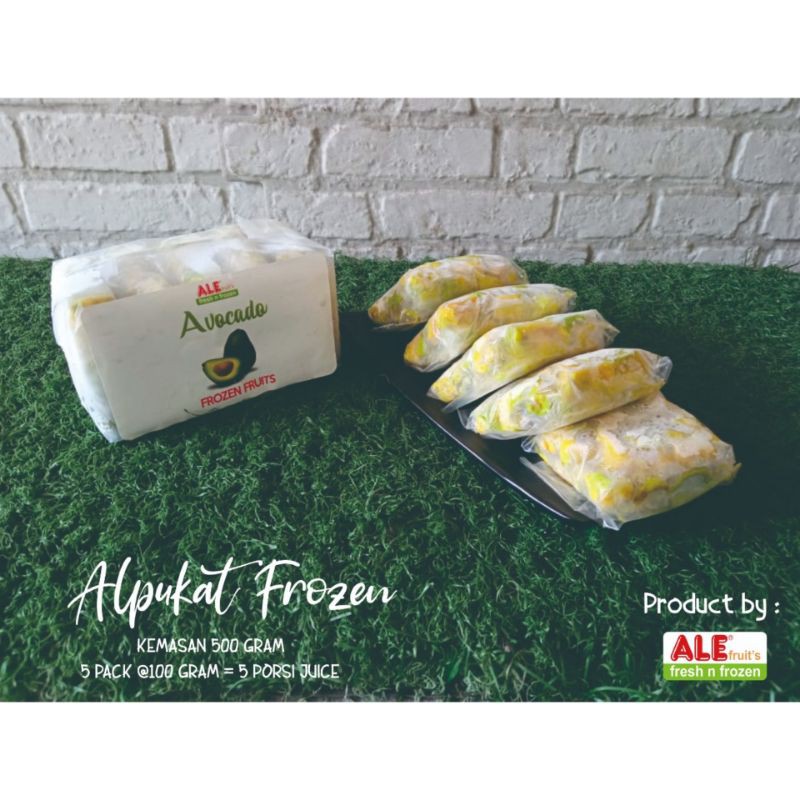 

Avocado frozen fruits - Alpukat frozen 500gr, Buah beku