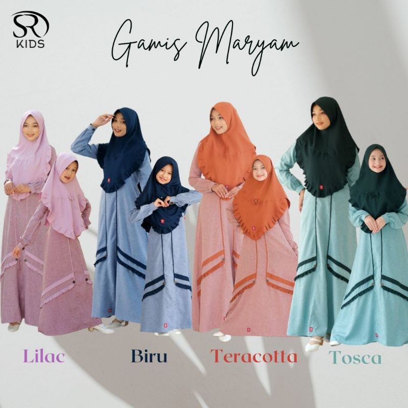 SR.KIDS READY GAMIS MARIYAM GAMIS SARIMBIT GAMIS PEREMPUAN BY ANV