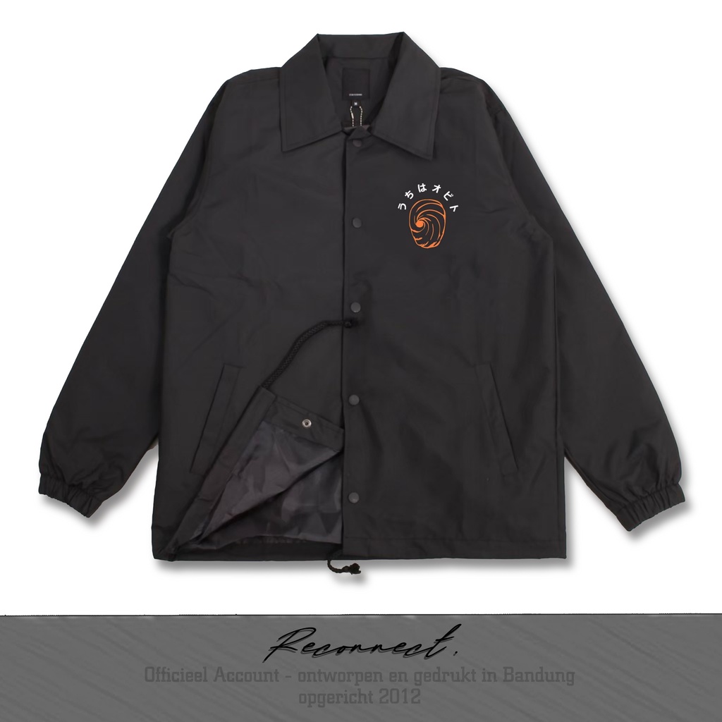 Reconnect Coach Jacket Naruto Tobi Akatsuki - Unisex Waterproof