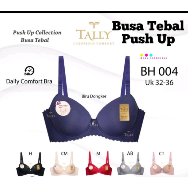 BH tally 004 push up busa tebal
