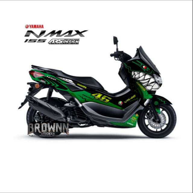 Decal sticker yamaha nmax 2020 shark new