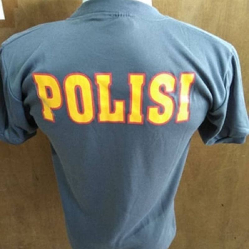 kaos polisi premium lumayan tebal