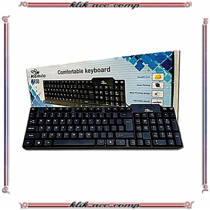 Komic Paket Keyboard Mouse USB Komik