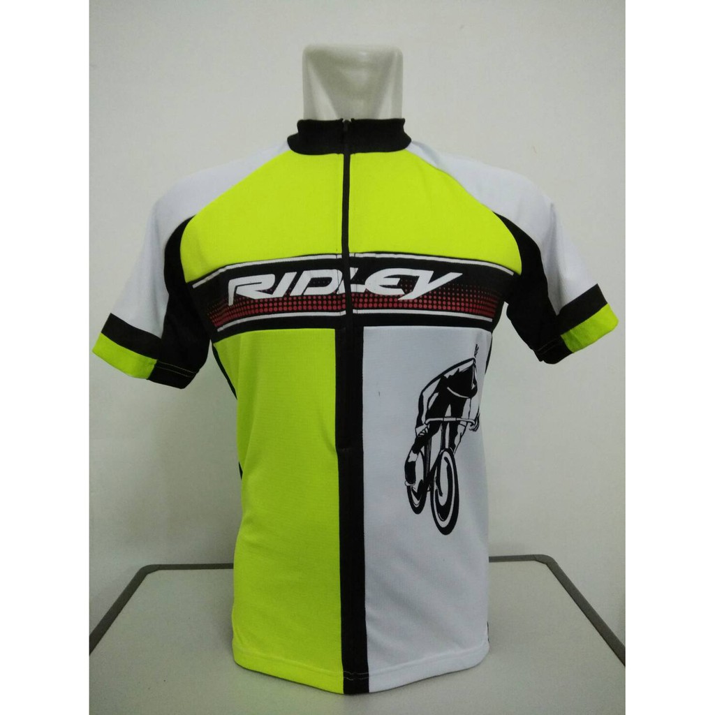 Jersey Sepeda Ridley Hijau Lengan Pendek