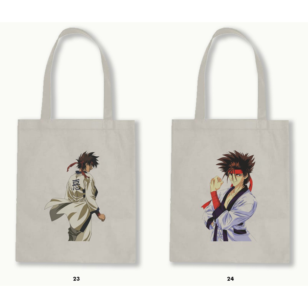 TOTE BAG BLACU - SAMURAI X (RUROUNI KENSHIN) .02