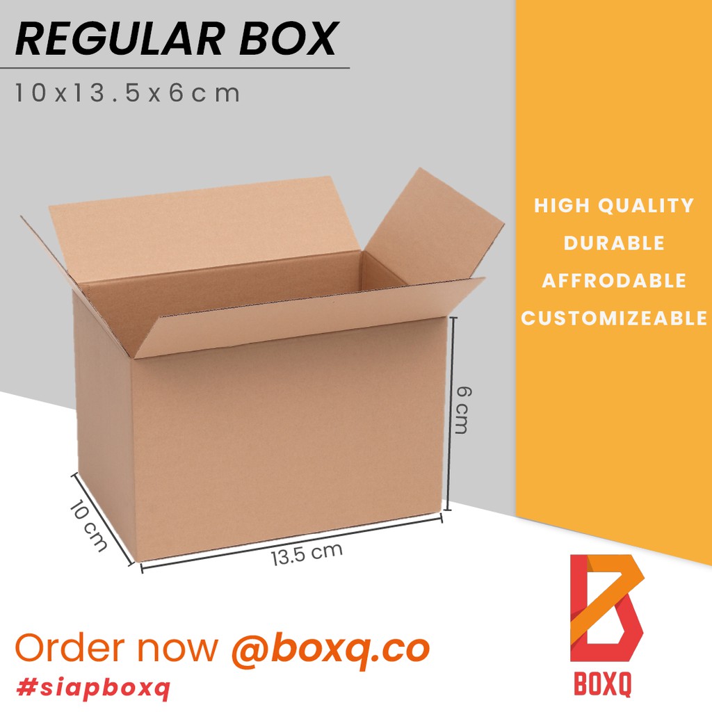 

BOX / KARDUS / DUS COKLAT PACKING POLOS UK. 13,5x10x6cm