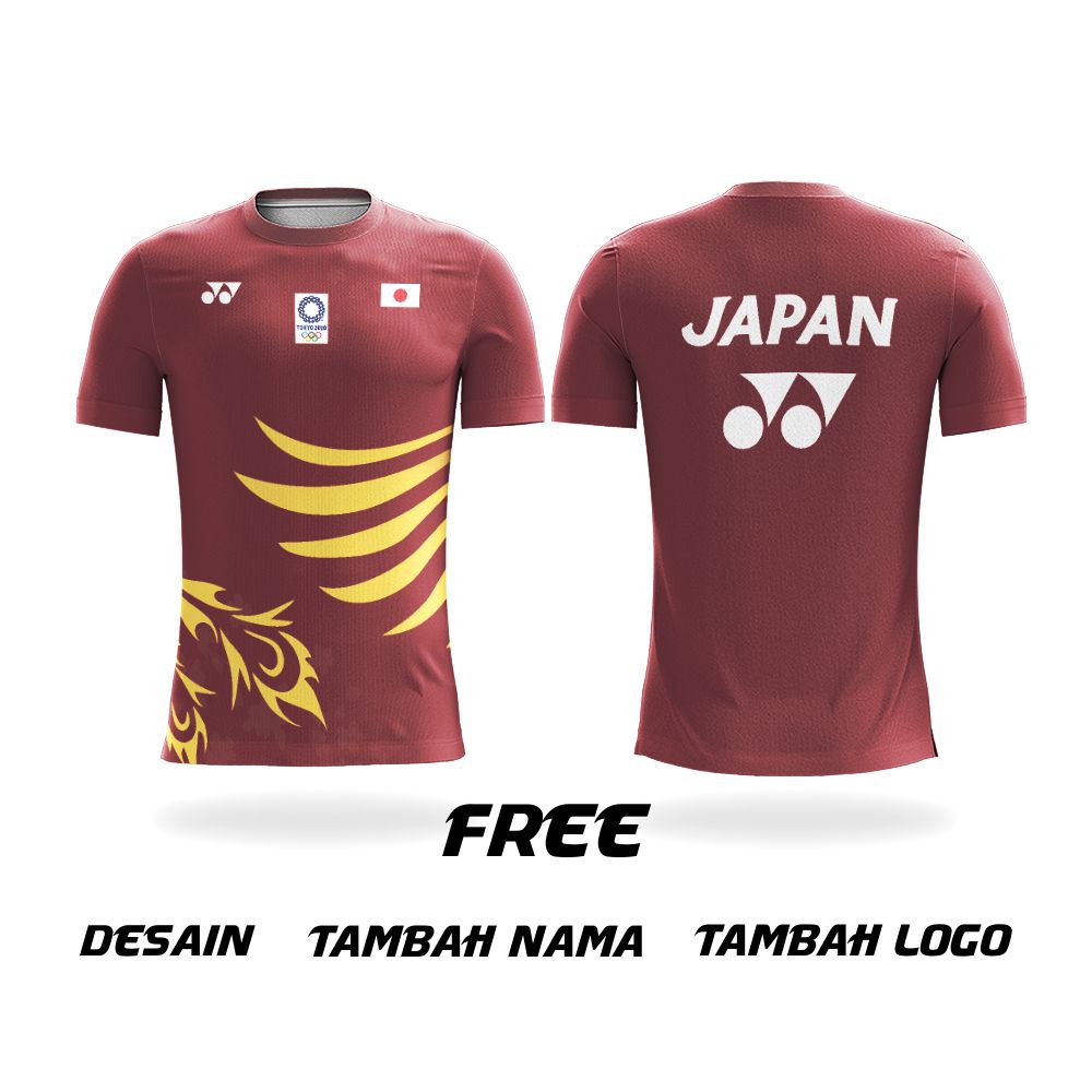kaos jersey badminton sudirman cup 2021 bulu tangkis pakaian olahraga thomas cup custom full print y