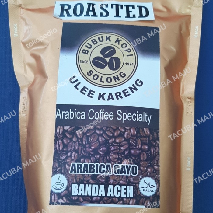 

Bubuk Kopi Solong Arabica Gayo Aceh Specialty 250gr - Kopi Ulee Kareng