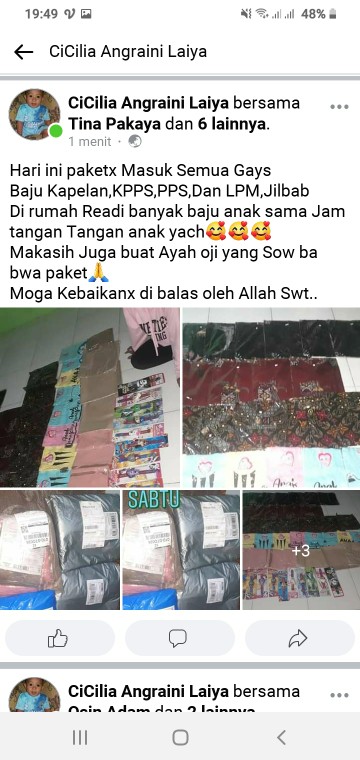 Couple Batik Tunik Modern Seragam Kerja Kantor Lengan Panjang Terbaru