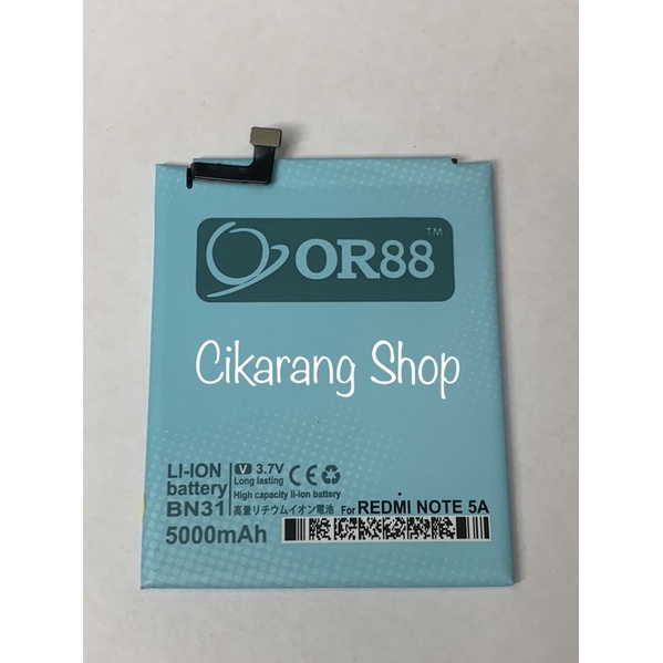 BATERAI DOUBLE POWER ORIENS 88 XIAOMI REDMI NOTE 5A BN31 BN 31 5000 MAH