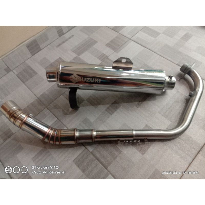 KNALPOT CKD STANDAR FU PNP CB150R, VIKION,FU,MX,SONIC DLL-Fulset