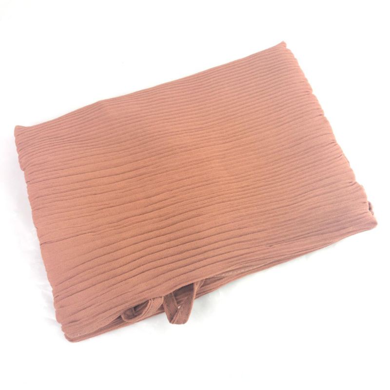 NAMIRA HIJAB/Bergo Maryam Plisket Lidi-Mocca rose