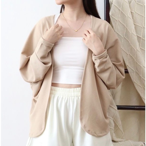 BEFAST - ZSO OOTD Cardi Outer AYARA / CHESS OUTER CARDIGAN / Outer Wanita Keluaran Terbaru / Cardigan Polos kekinian Remaja Wanita / Outer Polos Casual / Fashion Wanita Hangout / Cardi Trendy / Terlaris / Cardigan Banyak Warna