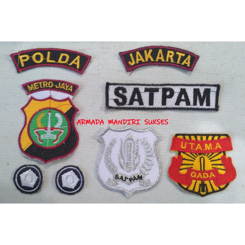 Badge Satpam Standar - Bet Satpam - Patch Satpam