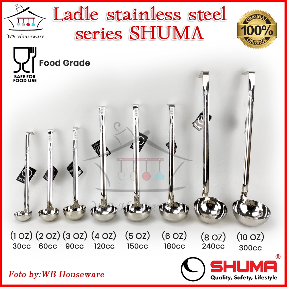 Shuma Soup ladle stainless  / irus bakso / sendok soup / centong stainless